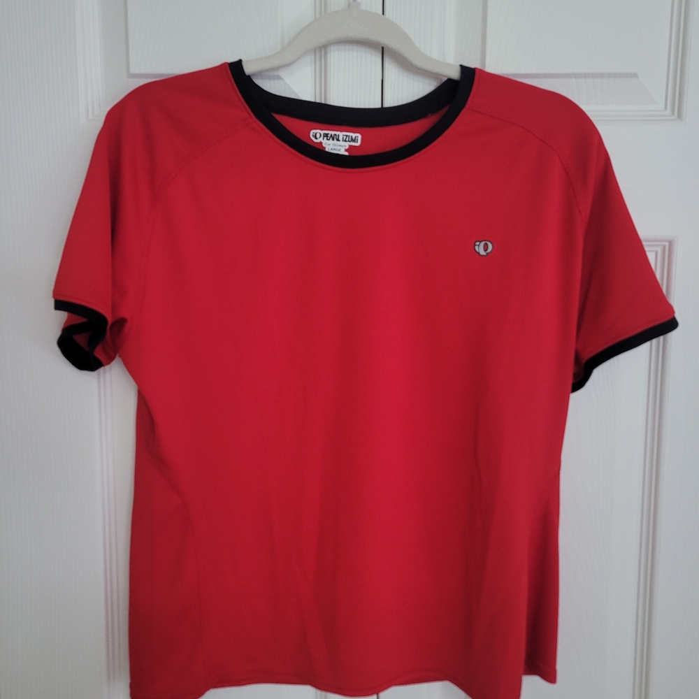 Pearl Izumi Red Short Sleeve Bike Shirt